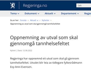 Resultatet skal bli en NOU i 2024